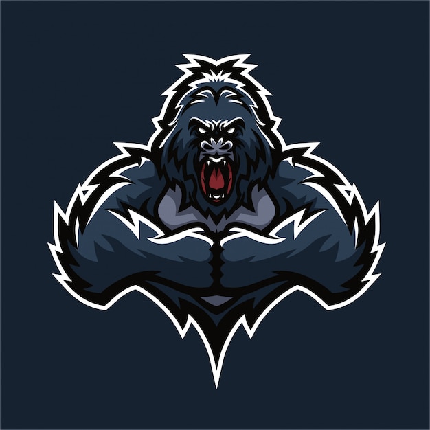 Gorilla logo template