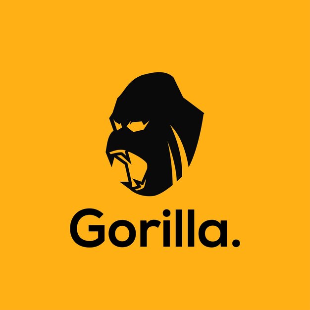 Vector gorilla logo vector art icons and graphics