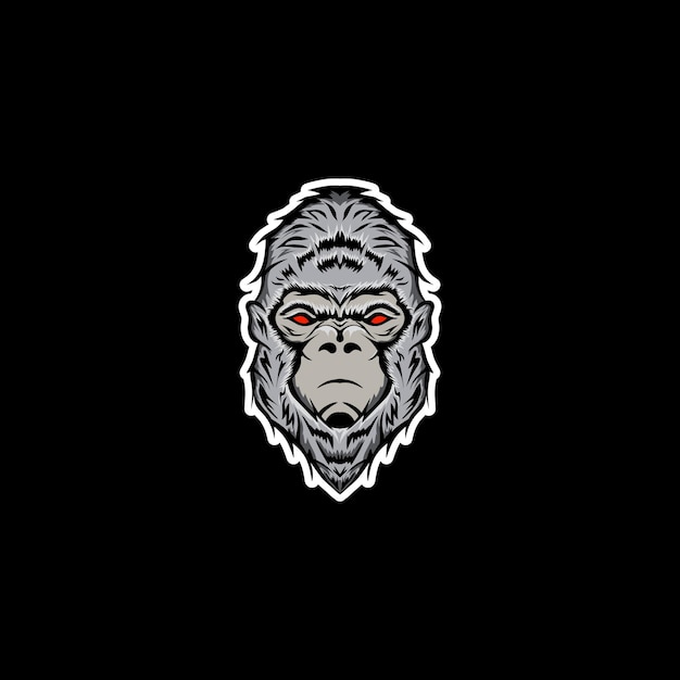 Vettore gorilla logo