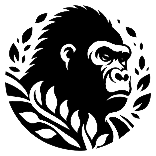 Gorilla Silhouette