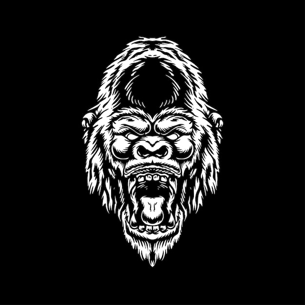 gorilla vector illustration