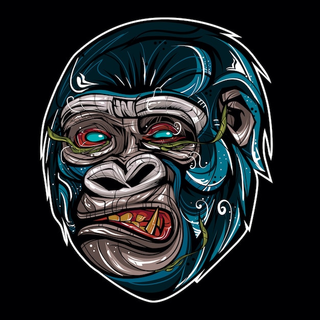 Gorilla vector illustration