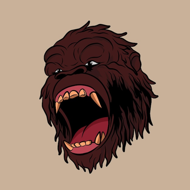 Gorilla vector illustration