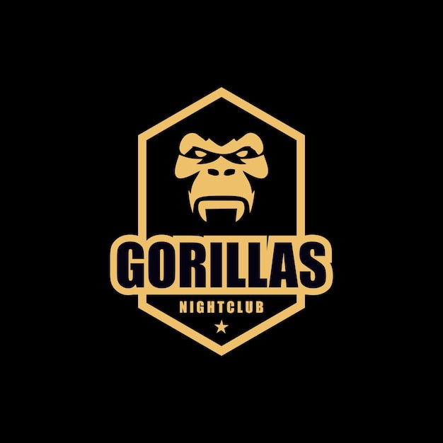 Logo dell'emblema dei gorilla