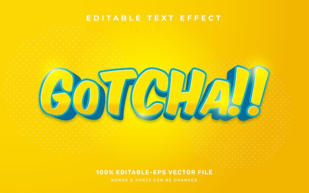 Gotcha text effect