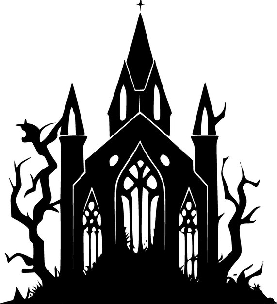 Gothic High Quality Vector Logo Vector illustration ideal for Tshirt graphic