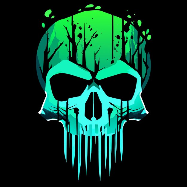 Vector gothic vibes intricate skull vector for design brilliance