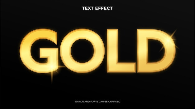 Goud teksteffect 2