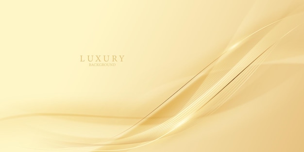 Gouden abstracte achtergrond met luxe gouden vectorillustratie
