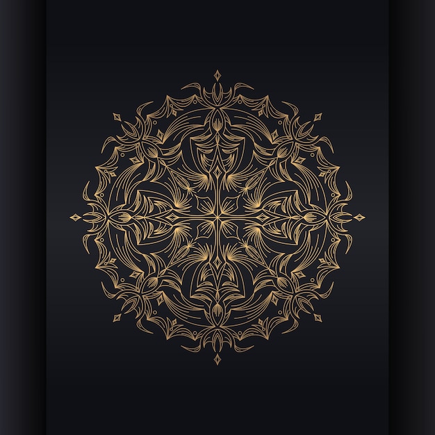 Gouden achtergrond mandala