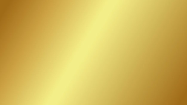 gouden achtergrond met kleurovergang met glanzende en gladde textuur voor metalen grafisch ontwerpelement