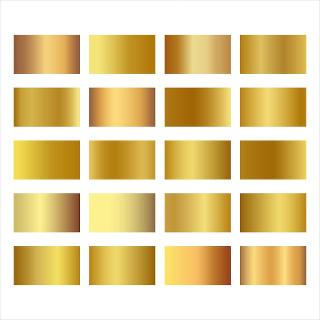 Gouden achtergrond textuur vector pictogram patroon vector gouden koperen messing en metalen verloop sjabloon