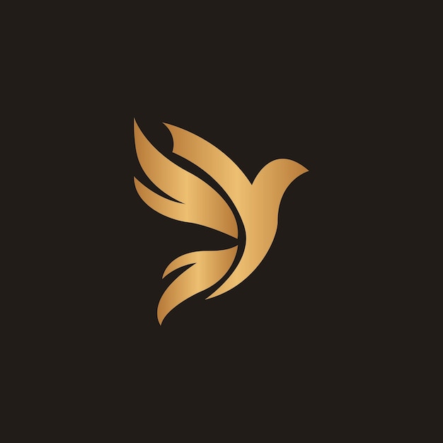 Gouden bard logo ontwerpsjabloon