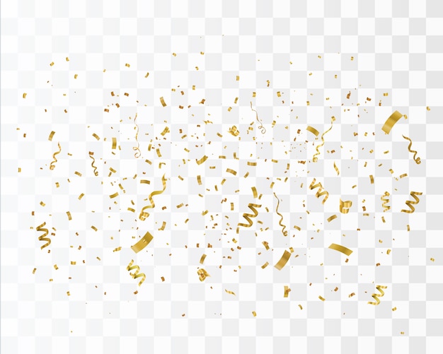 Gouden Confetti Achtergrond