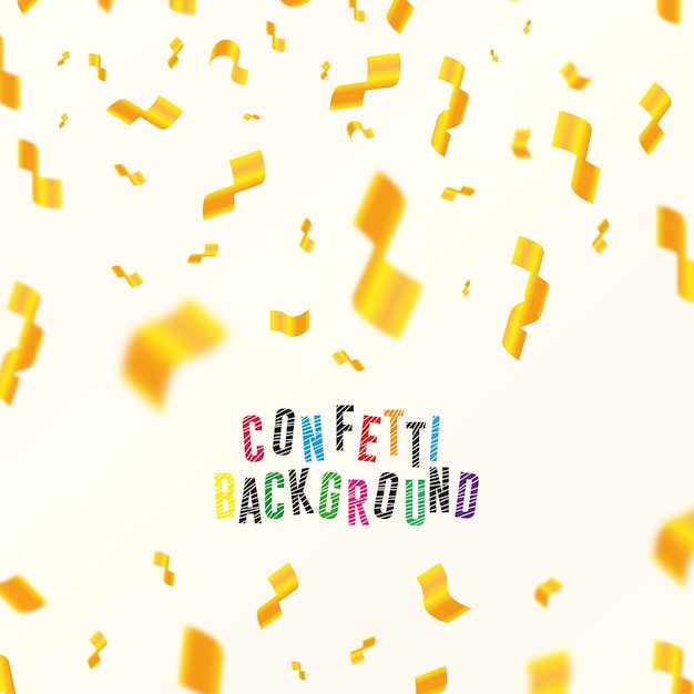 Gouden confetti achtergrond