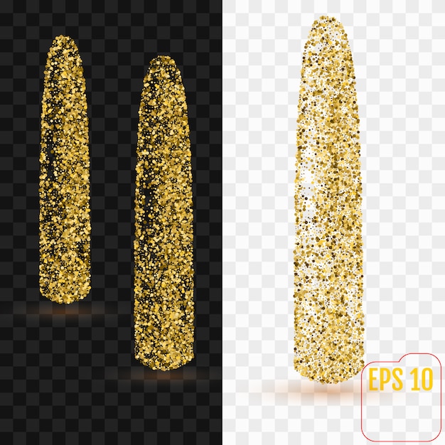 Gouden confetti Dildo