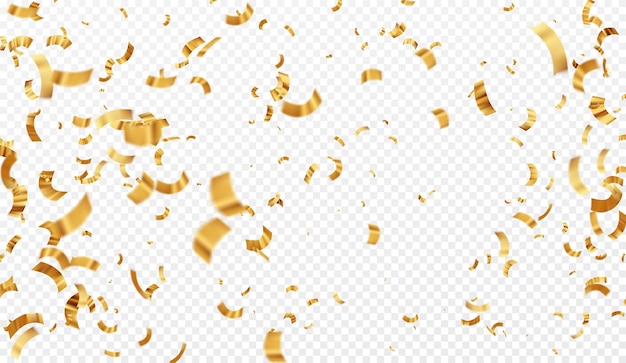 gouden confetti geïsoleerd