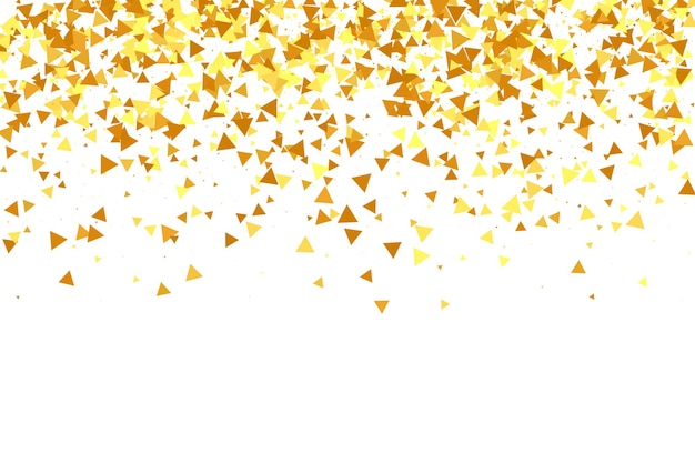 Gouden confetti op rood. Geïsoleerde Gouden Stofdeeltjes. Vector Ronde Bokeh. Abstracte iriserende achtergrond. Folie Rand. Geometrische jubileumachtergrond. Vloeiende verjaardagskaart. Willekeurige bruids achtergrond.