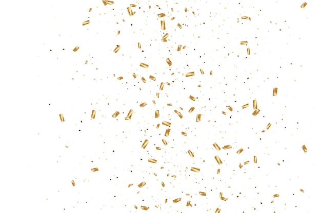 Gouden confettiachtergrond.