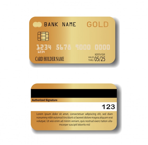 Gouden creditcard