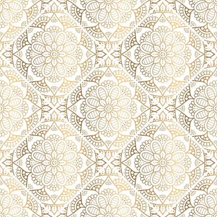gouden decoratief mandala-patroon
