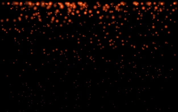 Gouden deeltjes effect set Cascading roze deeltjes gloeiende punten en zachte glinsterende hoogtepunten creëren een magische en feestelijke sfeer ideaal voor decoratieve feestelijke of dromerige ontwerpen