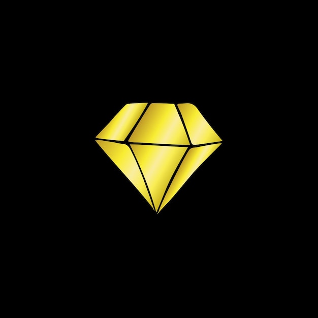 Vector gouden diamant.