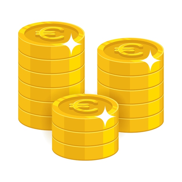 Gouden euromunten