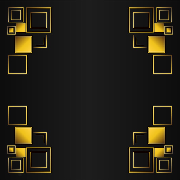 gouden geometrisch ontwerpelement