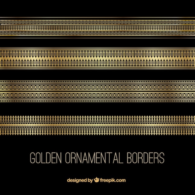 Gouden geometrische grenzen