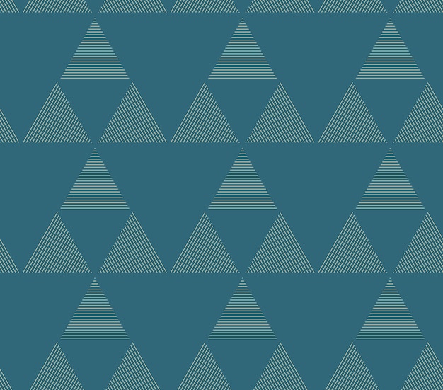 Vector gouden geometrische vector naadloze patronen gouden lijnen driehoeken en ruiten op een smaragdgroene achtergrond moderne illustraties voor wallpapers flyers covers banners minimalistische decoraties