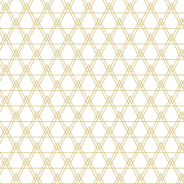 Gouden geometrische vector naadloze patronen