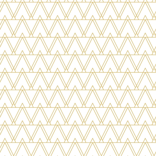 Gouden geometrische vector naadloze patronen