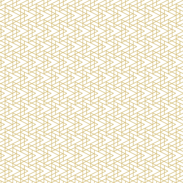 Gouden geometrische vector naadloze patronen