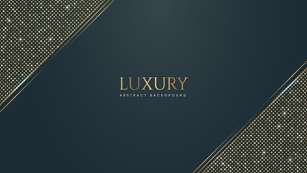 Gouden gestippelde halftone luxe elegante achtergrond