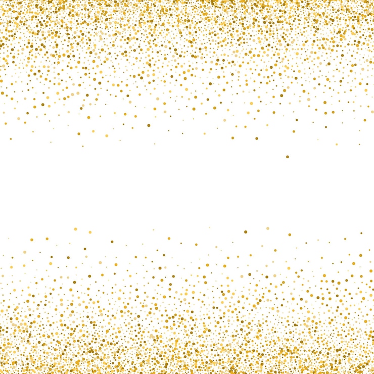 Vector gouden glitter textuur geïsoleerd op wit