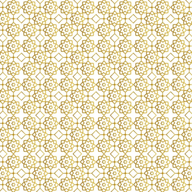 Gouden kleur vector Patroonontwerp