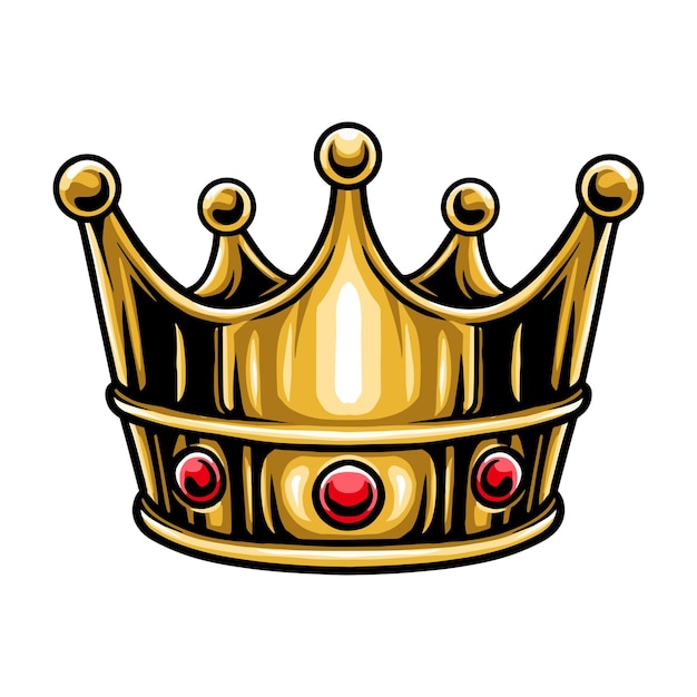 Gouden kroon vector illustratie