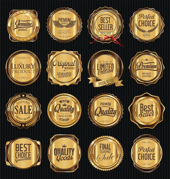 Gouden labels-collectie
