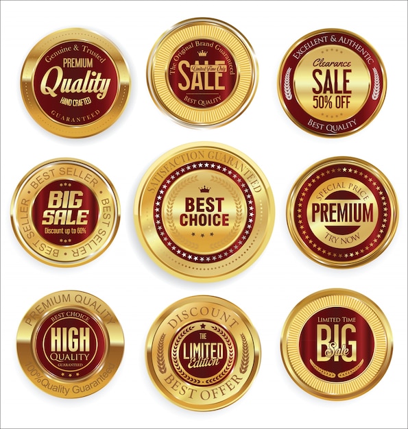 Gouden labels