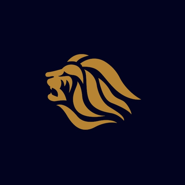 Gouden Leeuw Logo Ontwerp