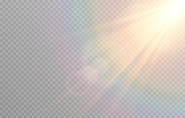 gouden licht met schittering