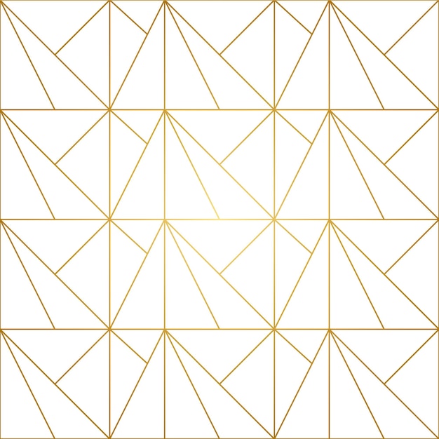 Gouden lijnen geometrisch naadloos patroon