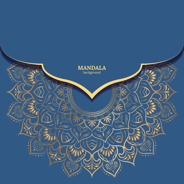 Gouden mandala-ontwerpafbeeldingen