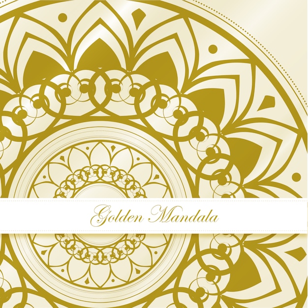 Vector gouden mandala