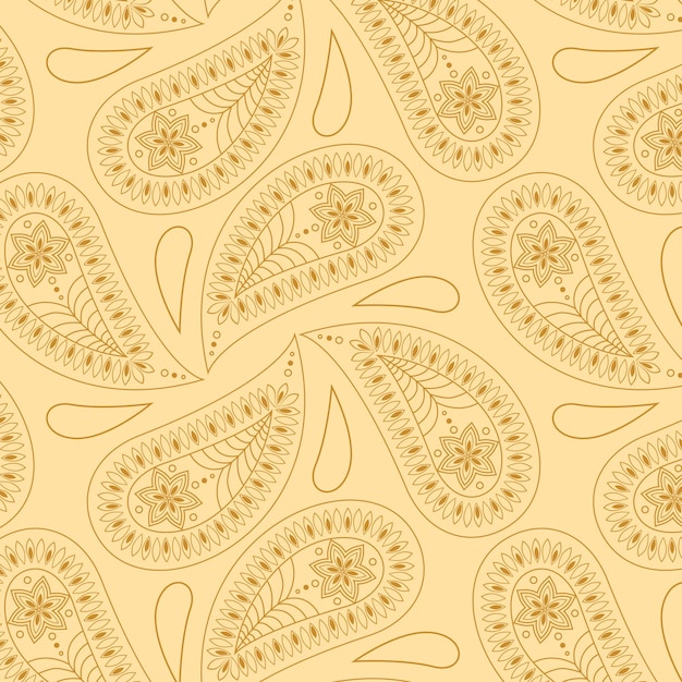 Vector gouden patroon turkse stijl traditioneel