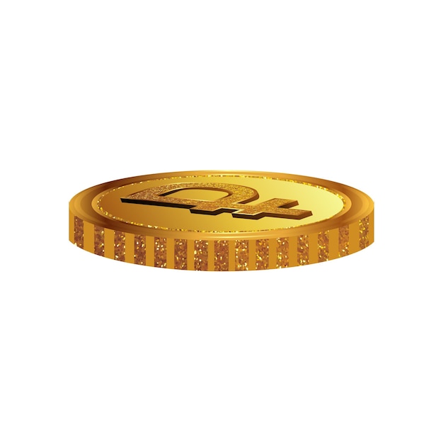 Gouden Russisch roebel muntstukgeld