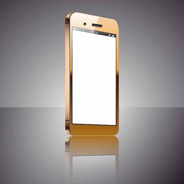 Gouden smartphone