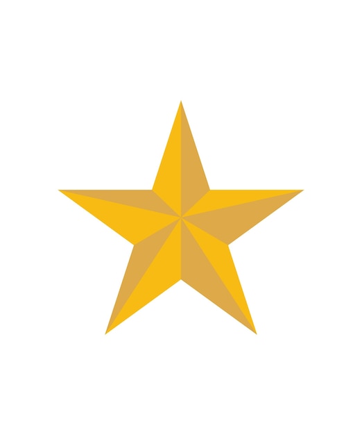 gouden ster vectorillustratie