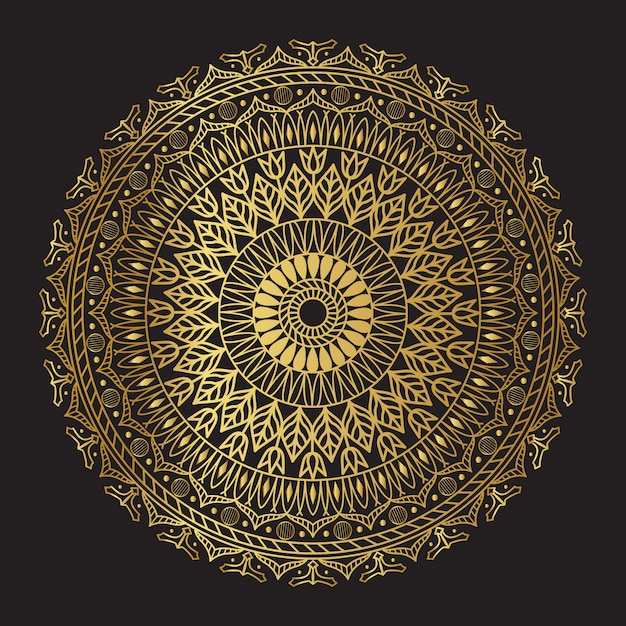 Gouden Vector Mandala
